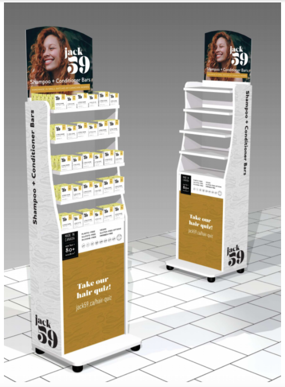 Retail packaging example Launch Grow Joy