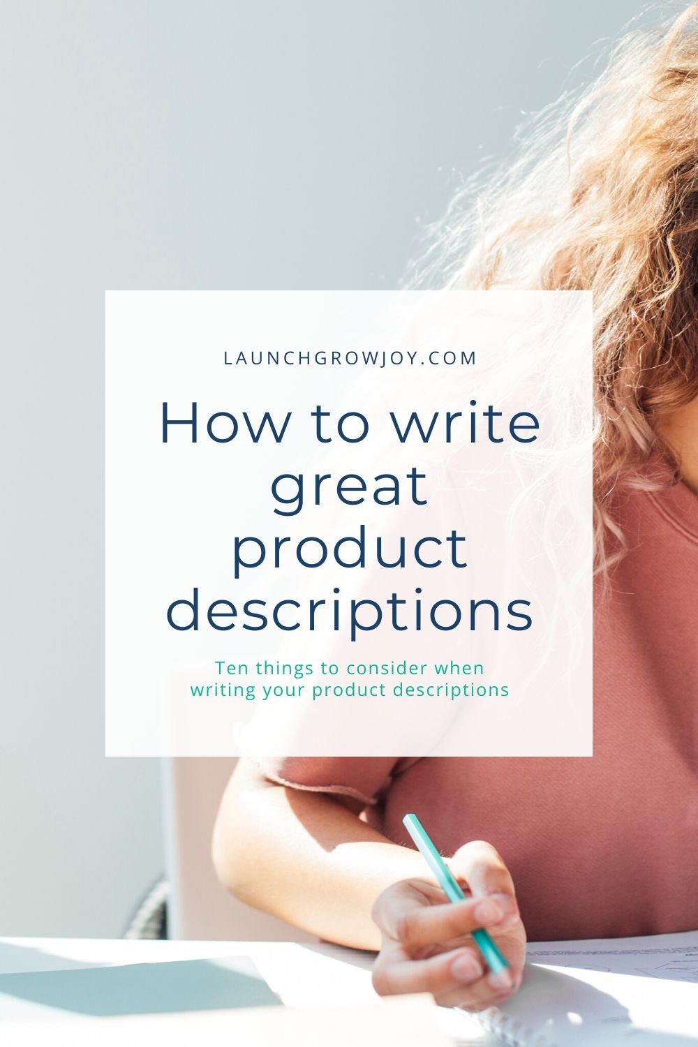 How to Write a Product Description that does the Selling for You